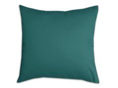 Saténový povlak na polštář 40x40 Jednobarevný petrolový
