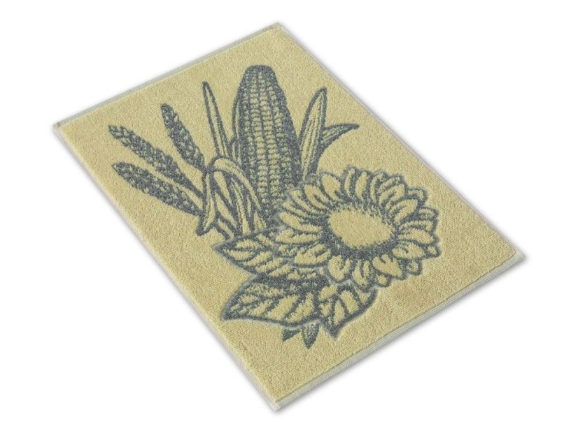 Malý kuchyňský ručník 35x50 ZARA 450g Kouzlo venkova žlutošedá