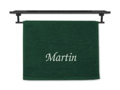 Malý ručník se jménem NA PŘÁNÍ 30x50 Viola tmavě zelená