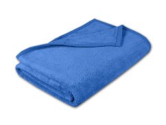 Luxusní deka mikroplyš 150x200 Modrá 400g
