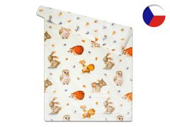 Dětské povlečení mikroflanel 140x200, 70x90 Zvířátka v lese