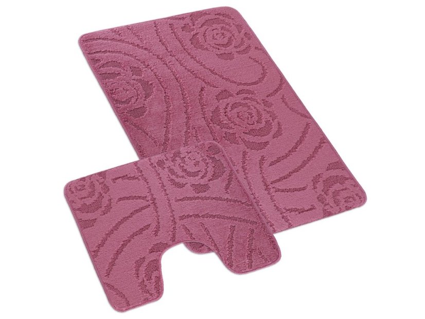 Předložka na WC Růže lila 60x50