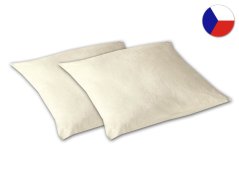 Damaškový dekorační polštářek 40x40 BOHEMA Něžné macešky světle žluté