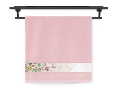 Froté ručník 50x100 NORA TISK 450g Luční květina růžová