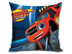 Dětský polštářek 40x40 Plamínek a Čtyřkoláci Rudý Monster Truck