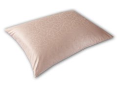Damaškový povlak na polštář 40x60 EXCELLENT TENCEL Větvičky pudrově růžové