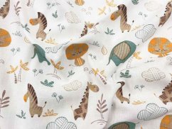 Tetra osuška dětská 90x100 Africká zvířátka 1ks