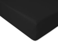 Dětské jersey prostěradlo do postýlky 70x140 EXTRA Černé