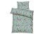 Krepové povlečení KOMFORT Klaudie zelená 70x90, 140x200