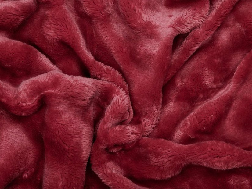 Luxusní deka mikroplyš 150x200 Stella obláčky starorůžové