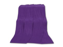 Luxusní deka mikroplyš 150x200 Fialová 400g
