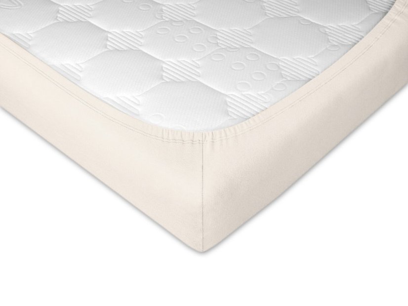 Jersey prostěradlo 90x200 EXCLUSIVE banánové