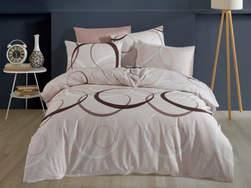 Povlečení bavlněné EXCLUSIVE 70x90, 140x200 Toronto beige