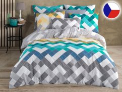 Bavlněné EXCLUSIVE povlečení Siesta green 2x 70x90, 200x200