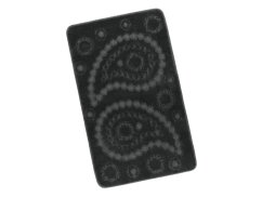 Koupelnová předložka 60x100 Kašmír antracit