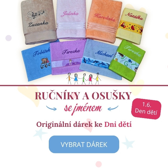Ručníky a osušky se jménem