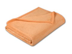 Luxusní deka mikroplyš 200x230 Lososová 400g