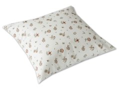 Saténový povlak na polštář 40x40 GEON Květinky