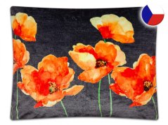 Povlečení mikroflanel 140x200, 70x90 Vlčí máky