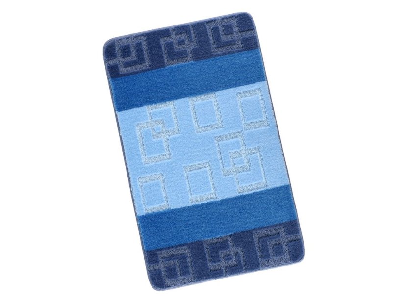 Koupelnová předložka 60x100 Kostky modré