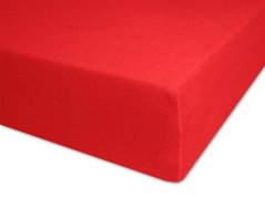 Dětské froté prostěradlo do postýlky 70x140 červené