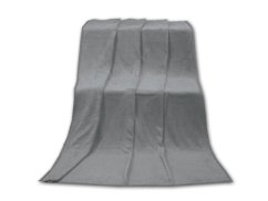 Luxusní deka mikroplyš 200x230 Šedá 400g