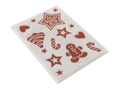 Malý kuchyňský ručník 35x50 ZARA 450g Vánoční perníčky hnědá