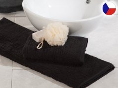 Luxusní osuška 70x140 JUVEL 580g Vlny 3D černé