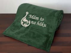 Deka pro rybáře 150x200 Mám to na háku zelená