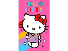 Malý dětský ručník Hello Kitty Rainbow 30x50 