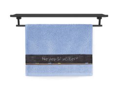 Malý ručník 30x50 RUJANA 450g "Nejlepší učitel" modrý