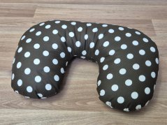 Cestovní polštářek podkova Puntík hnědobílý