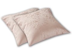 Damaškový dekorační polštářek 40x40 EXCELLENT TENCEL Sakura pudrová