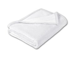 Luxusní deka mikroplyš 150x200 Bílá 400g