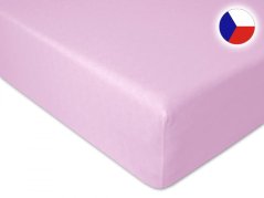 Prostěradlo jersey světle fialové 160x200