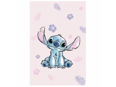 Dětská deka mikroflanel Lilo a Stitch Pink 100x150