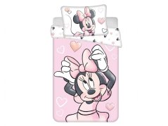 Dětské povlečení do postýlky 100x135, 40x60 Minnie Blush Pink