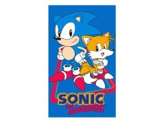 Malý dětský ručník 30x50 Ježek Sonic