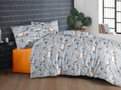 Vánoční povlečení bavlna EXCLUSIVE 70x90, 140x200 Liščí pohádka