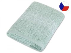 Luxusní froté osuška 70x140 Mozaika mint 550g
