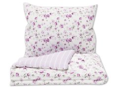 Bavlněné povlečení PROVENCE COLLECTION Viento růžové 2x 70x90, 240x200