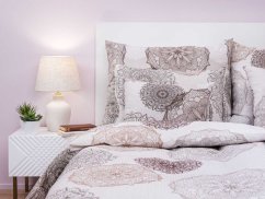 Krepové povlečení KOMFORT Magic banán 70x90, 140x200