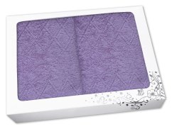 Dárková sada ručníku a osušky ELLEN PEONIA fialový