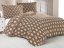 Povlečení satén Luxury Collection 2x 70x90, 240x220 Carero béžové