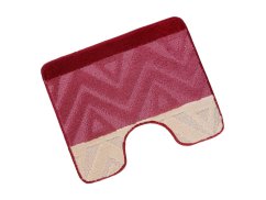 Předložka na WC Chevron burgundy 60x50
