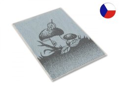 Malý kuchyňský ručník 35x50 ZARA 450g Hříbek modrošedá