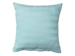 Povlak na polštář 40x40 Atlas grádl proužek 2,5 cm zelený