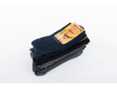 Bambusové ponožky řetízkované 43/45 Tmavě šedé