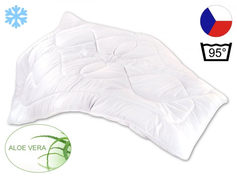 Zimní THERMO přikrývka 140x200 Aloe Vera 1680g
