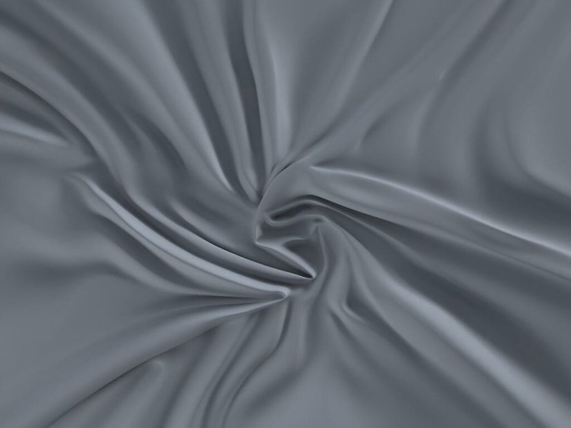 Luxusní saténové prostěradlo 90x200 tmavě šedé